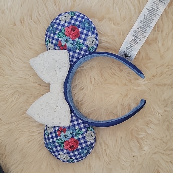 Disney Accessories - DISNEY | Gingham Floral Mouse Ears